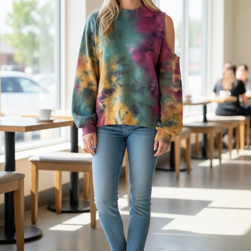 525 America Multicolor Tie-Dye Sweatshirt